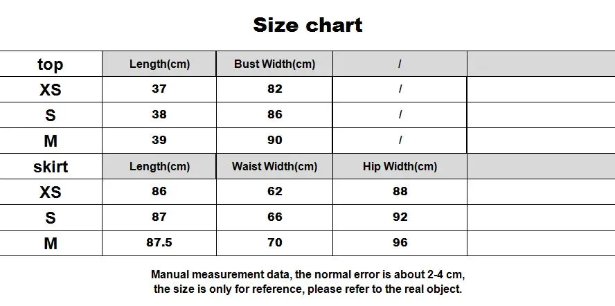Aiertu White Suit With Square Mid-length Skirts Cute Sets Women Casual Women's Aesthetics Dress Outfits Top Skirt
