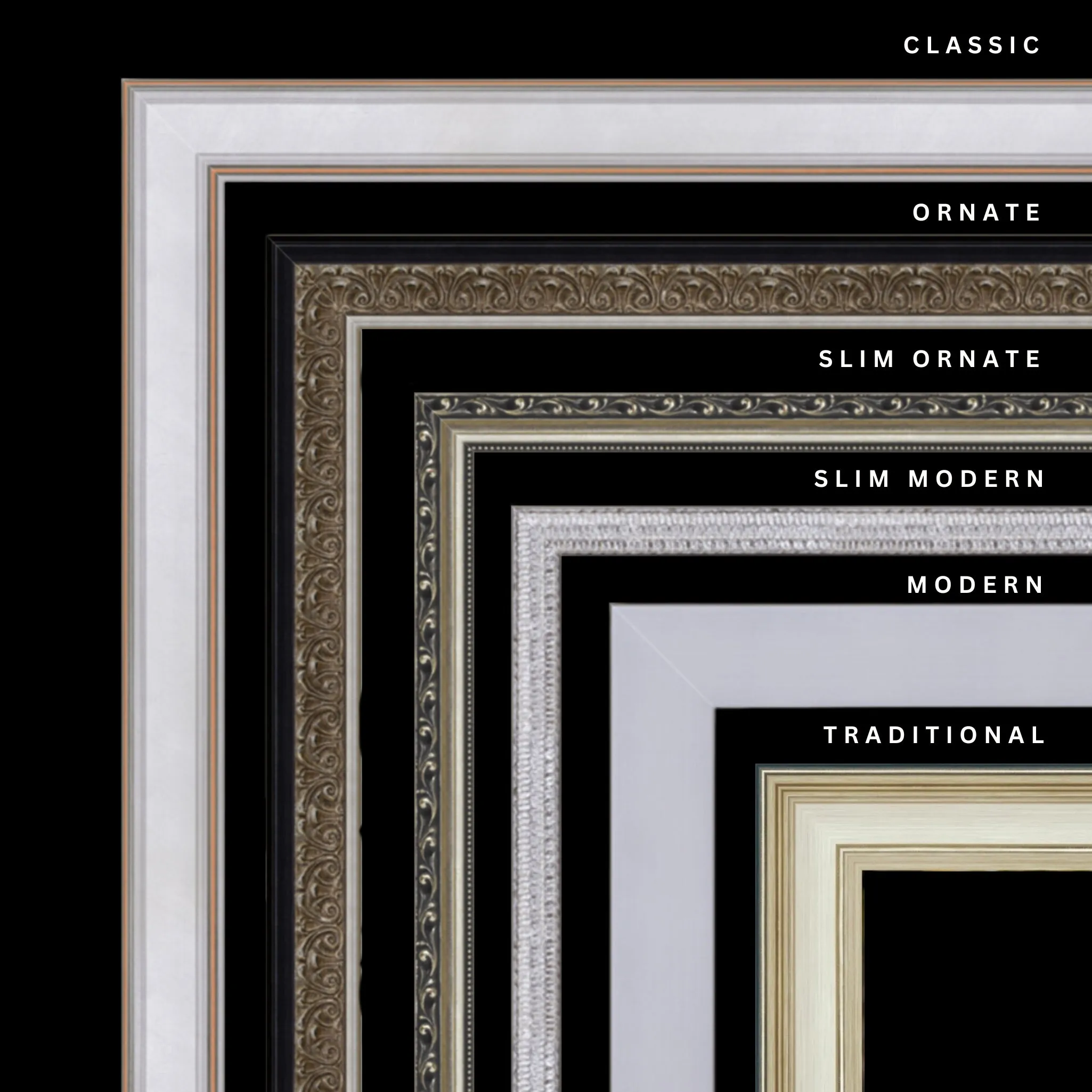 Silver 25x35 Picture Frame Ornate Traditional Classic Antique